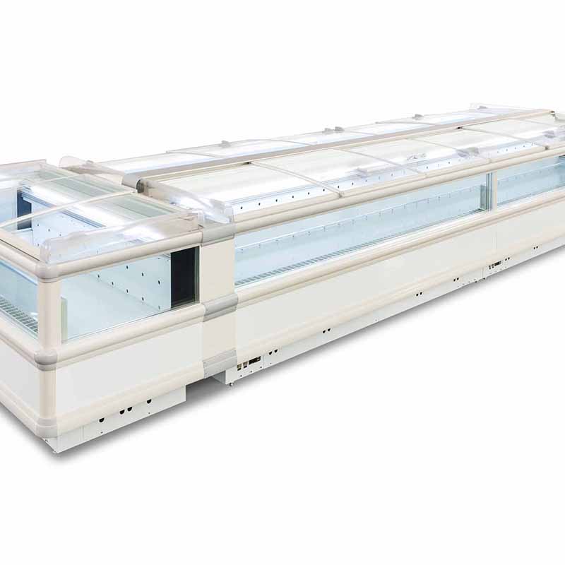 Universal Energy-saving Supermarket Island Freezer for Display And Sale with Brand-name Compressors