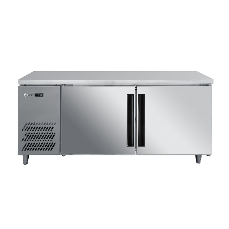 Ultra Low Power Kitchen Chiller for Storing All Kinds of Frozen Food with 4 Sliding Doors