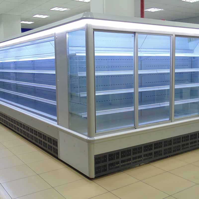 2018 Hot Supermarket Refrigerator for Display Products with Freely Combinable Multi-layer Rack