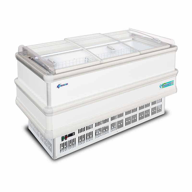 Universal Energy-saving Supermarket Island Freezer for Display And Sale with Brand-name Compressors