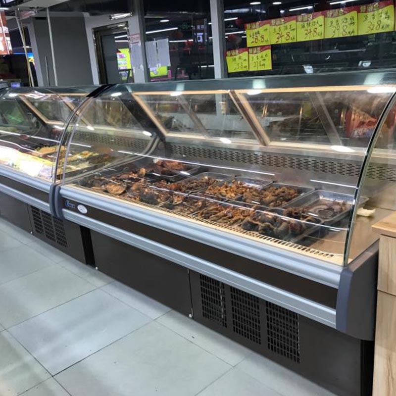 Premium Supermarket Refrigerator Cooler for Supermarket Display Food with 201 Stainless Steel